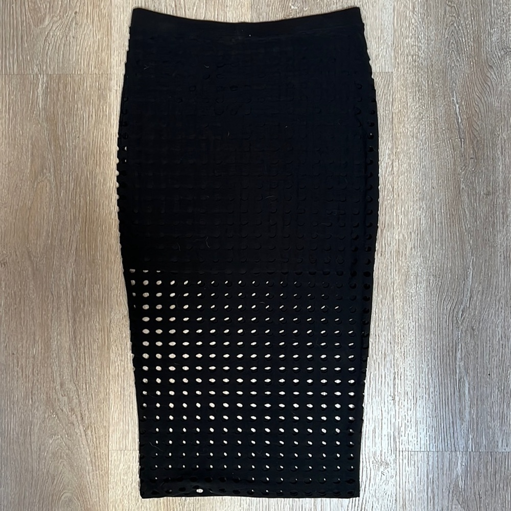 Cotton form fitting Alexander Want midi skirt